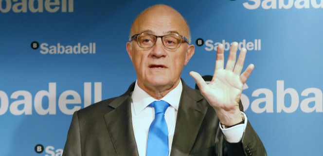 El presidente de Banco Sabadell, Josep Oliu.