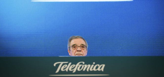 El presidente de Telefónica, César Alierta.