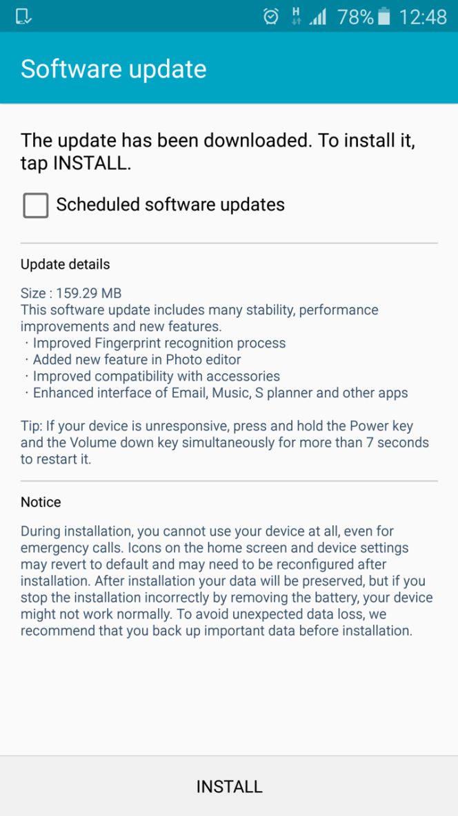 Descubre las mejoras que trae la última actualización del Samsung Galaxy S6 y S6 Edge