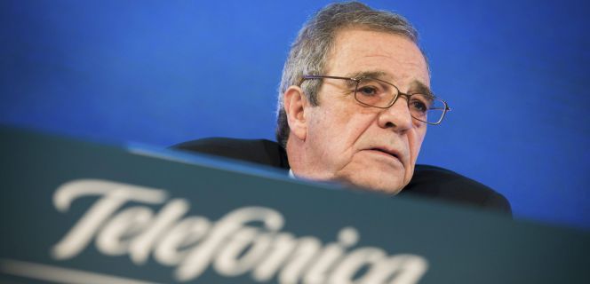 El presidente de Telefónica, César Alierta.