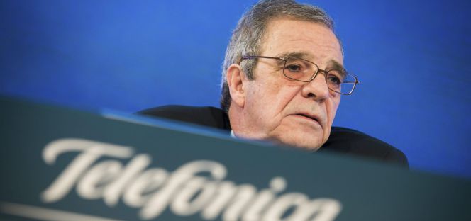 El presidente de Telefónica, César Alierta.
