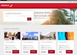 Iberia empieza a subastar billetes de ida y vuelta desde 20 euros
