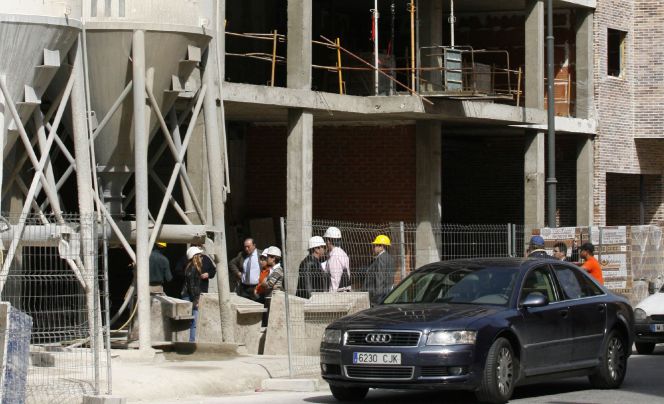 Edificio en construcción en Madrid. EFEArchivo