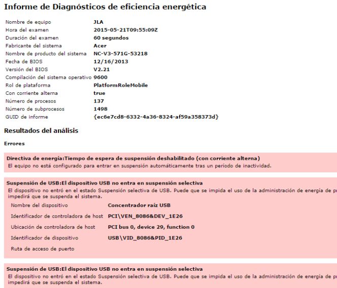 Cómo comprobar y optimizar la autonomía de un portátil con Windows