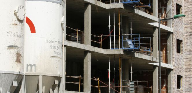 Edificio en construcción en Madrid. EFEArchivo