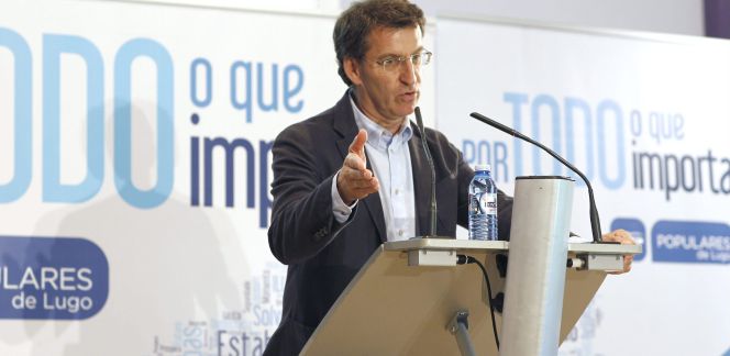 El presidente del PPdeG, Alberto Núñez Feijóo.