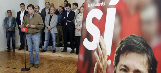 Javier Fernández, candidato del PSOE a la Presidencia de Asturias