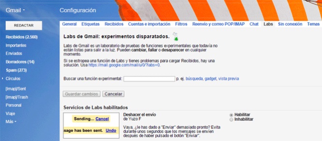 Cómo cancelar el envío de un correo electrónico en Gmail