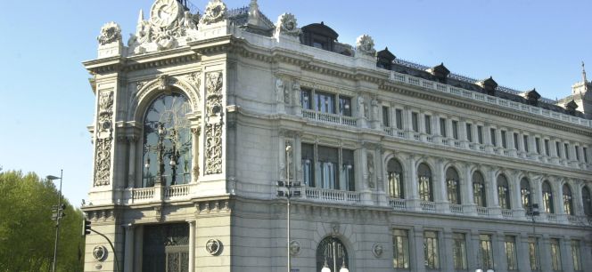 Fachada del Banco de España.