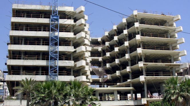 Viviendas en construcción en Estepona (Málaga).