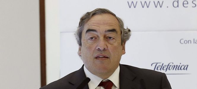 El presidente de CEOE, Juan Rosell.