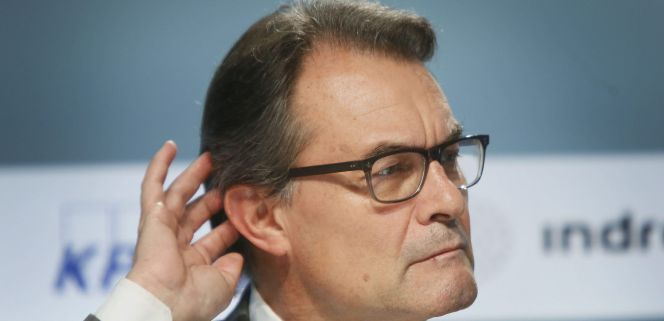 El presidente de la Generalitat, Artur Mas durante su intervención en la inauguración de la XXXI Reunión del Círculo de Economía en Sitges.