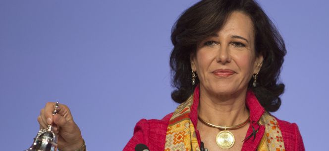 Ana Botin, Presidenta del banco de Santander en la Junta General de Accionistas.