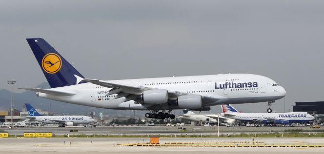 Avión de Lufthansa