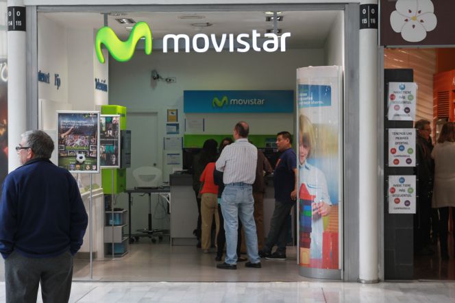 Tienda de Movistar en Madrid.