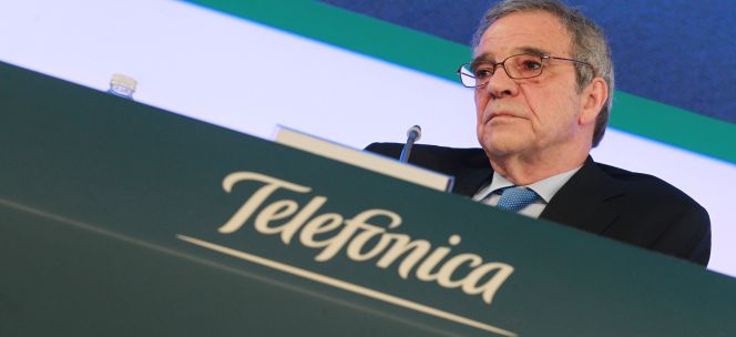 El presidente de Telefónica, César Alierta.