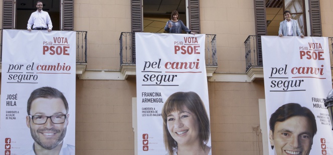 Candidatos del PSIB en las elecciones del 24 de mayo.