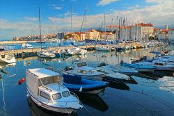 Puerto de la ciudad de Piran.