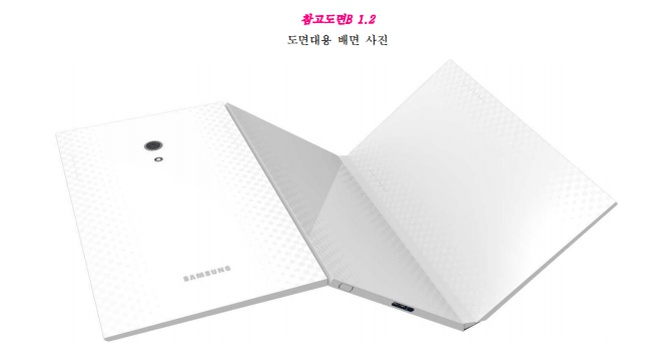 Nuevos datos e imágenes del proyecto de móvil o tablet plegable de Samsung