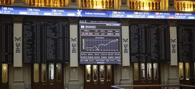 En la imagen, la Bolsa de Madrid.