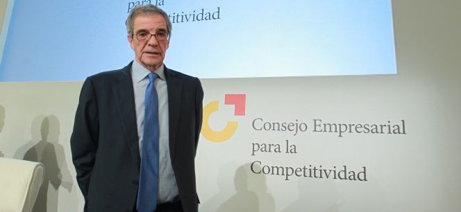 El presidente de Telefónica y del Consejo Empresarial para la Competitividad, César Alierta.