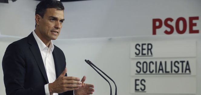 Pedro Sánchez, secretario general del PSOE
