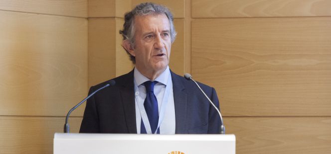 Ignacio Martín, presidente ejecutivo de Gamesa, hoy en Madrid.