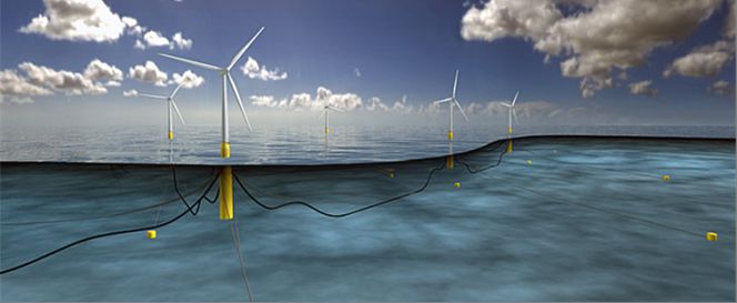 Navantia trabajará en el primer parque eólico flotante del mundo
