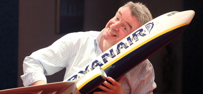 El CEO de Ryanair, Michael O'Leary.