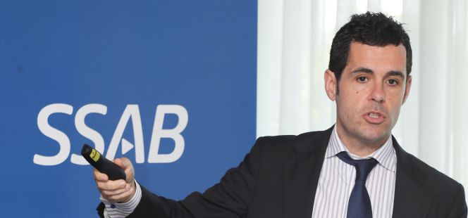 Pedro Rodríguez, director de Ventas de Ssab en España y Portugal.