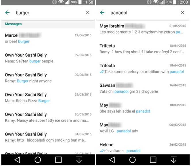 WhatsApp ahora permite desde la pantalla inicial realizar búsquedas en todos tus chats