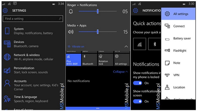 Muestran cómo es el navegador Edge de Windows 10 Mobile