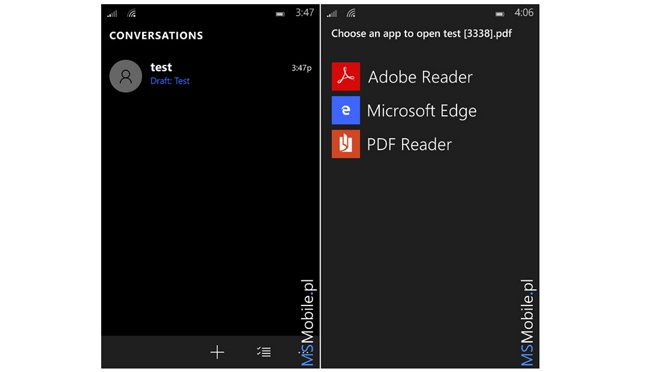 Muestran cómo es el navegador Edge de Windows 10 Mobile