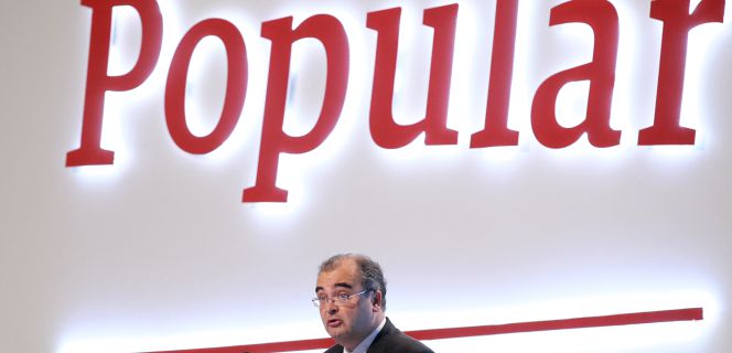 El presidente de Banco Popular, Ángel Ron.