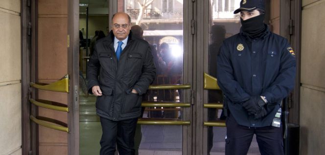 Gerardo Díaz Ferrán en una de sus salidas de la Audiencia Nacional.