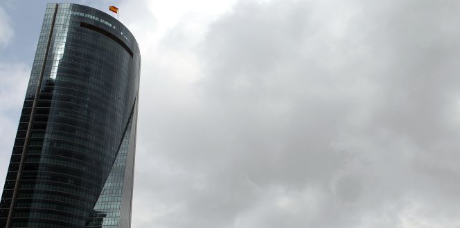 Torre Espacio, situada al norte del madrileño paseo de la Castellana.