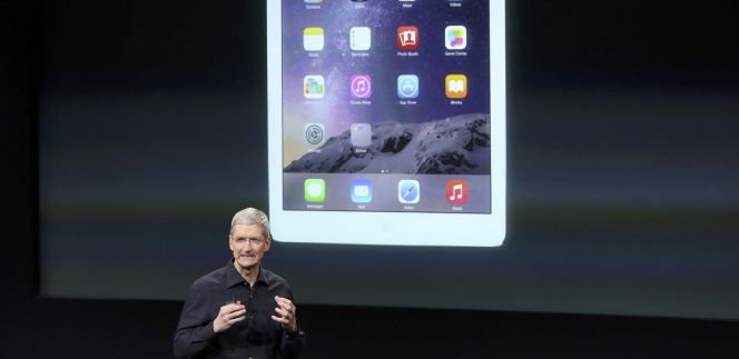 Tim Cook, consejero delegado, durante una presentación de un nuevo iPad a finales de 2014.