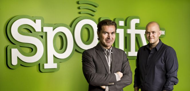 Daniel EK y Martín Lorentzon, fundadores de Spotify