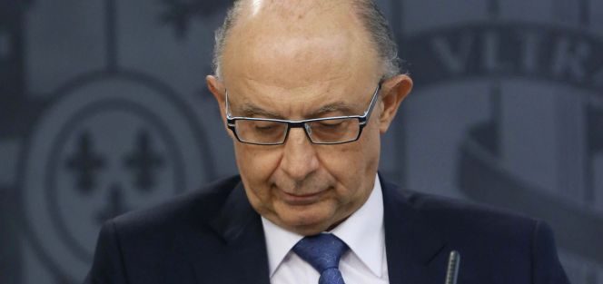 El ministro de Hacienda y Administraciones Públicas, Cristobál Montoro.
