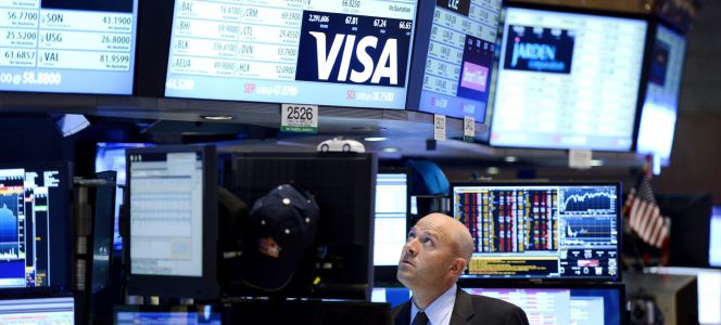 Un operador bursátil en la Bolsa de Wall Street.