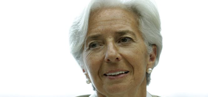 La directora gerente del FMI, Christine Lagarde.