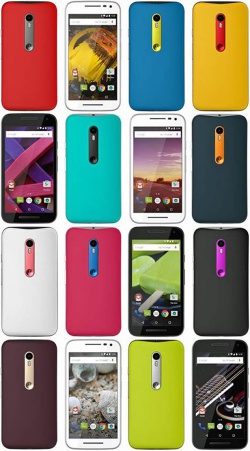 Primera foto de "familia" de los nuevos Motorola Moto G y Moto X de 2015