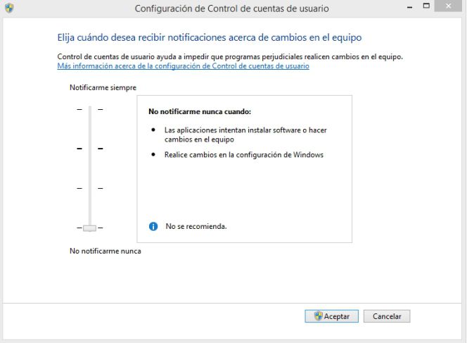 Cómo controlar Windows al máximo desactivando el control de cuentas de usuario