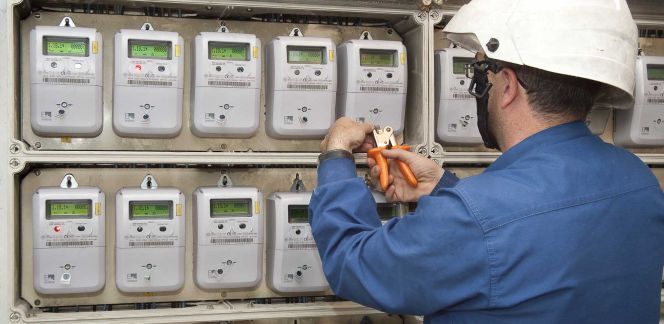 Colocación de contadores electrónicos.