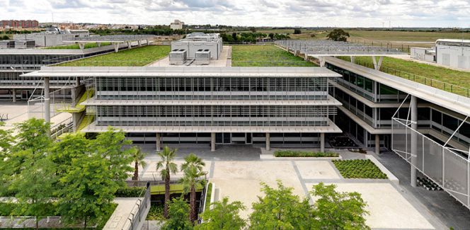 Instalaciones de Abengoa en Sevilla.