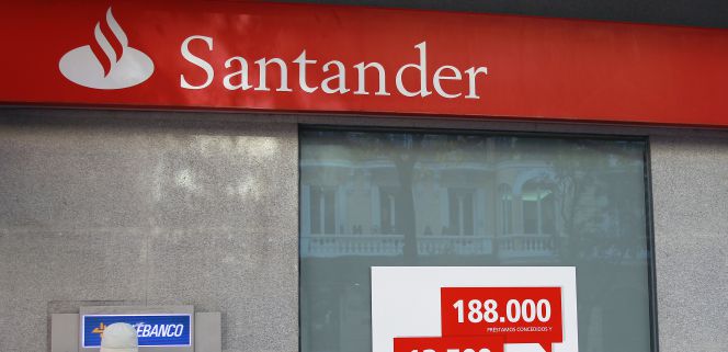 Oficina de Banco Santander.