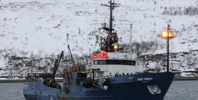 El barco pesquero, 'Adexe Primero'