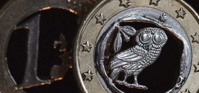 Monedas de euro talladas en Fráncfort (Alemania).