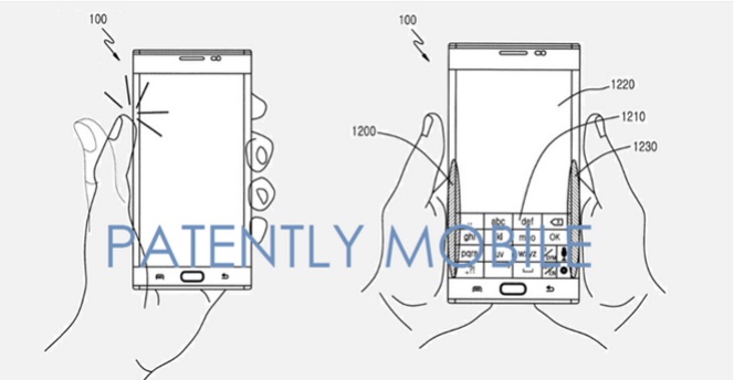Los próximos móviles de Samsung podrían incorporar nuevos controles táctiles en la carcasa