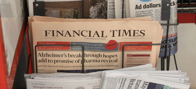 El grupo Nikkei compra el Financial Times por 1.173 millones
